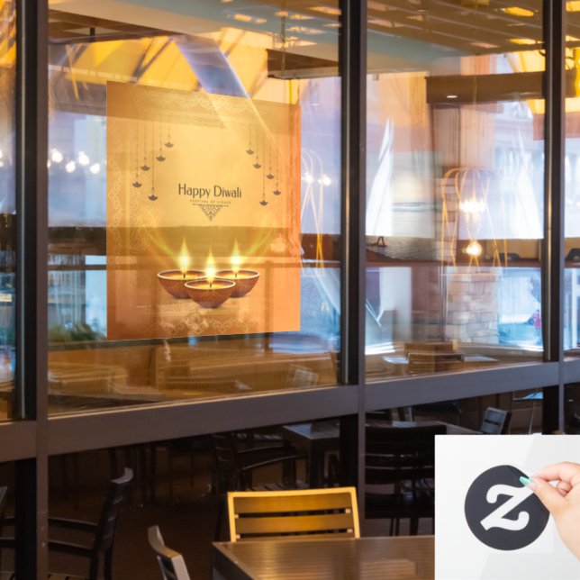 Diwali Window Cling (Restaurant Window)