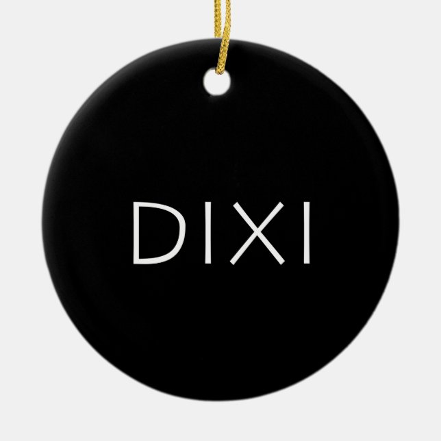 Dixi Ceramic Tree Decoration (Front)