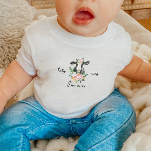 DIXIE Cow First Birthday Shirt (Creator Uploaded)