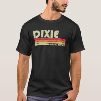 DIXIE Gift Name Personalised Retro Vintage 80s 90s T-Shirt
