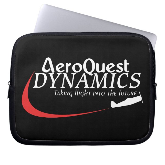 Dixie Stenberg AeroQuest Dynamics laptop sleeve (Front)