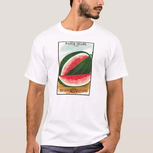 Dixie Watermelon Vintage Seed Pack T-Shirt (Front)