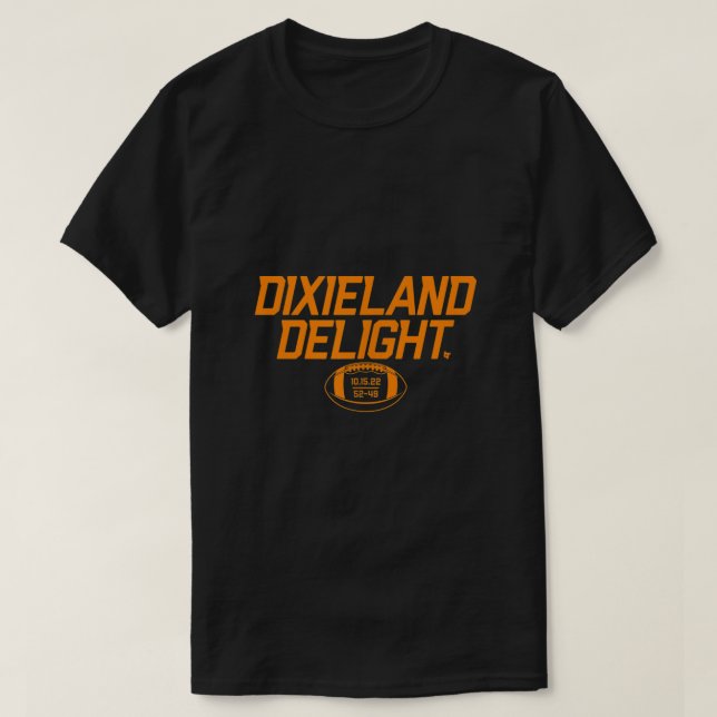 Dixieland Delight  Knoxville Tennessee Football  T-Shirt (Design Front)