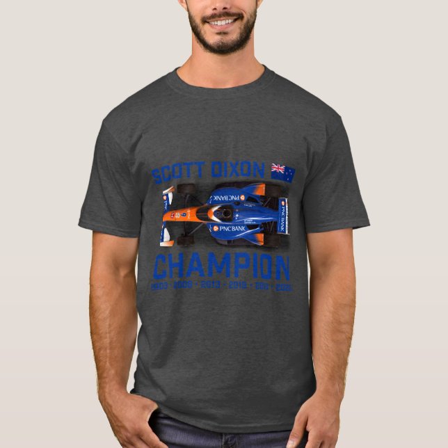 Dixon Champion 2020 blue text T-Shirt (Front)