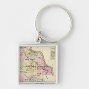 Dixon County, Nebraska Key Ring