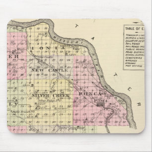 Dixon County, Nebraska Mouse Pad