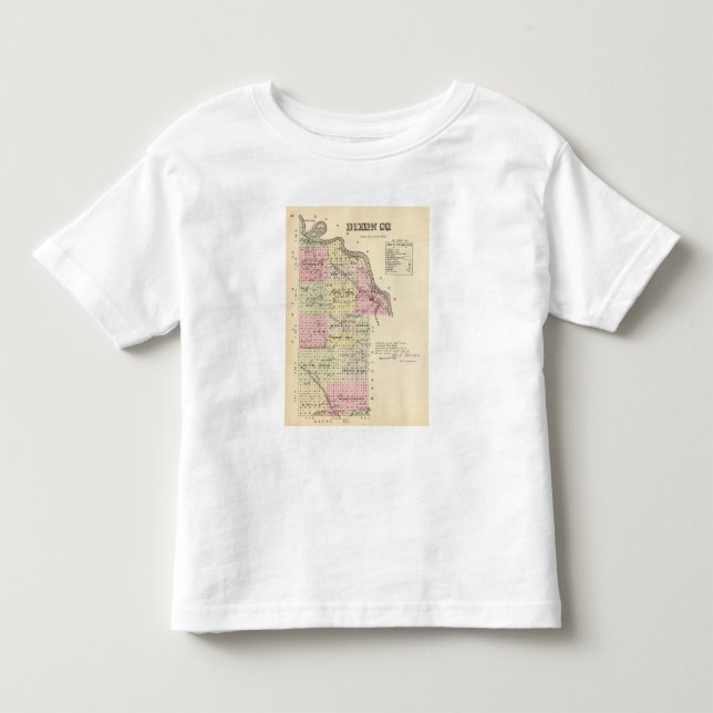 Dixon County, Nebraska Toddler T-Shirt (Front)