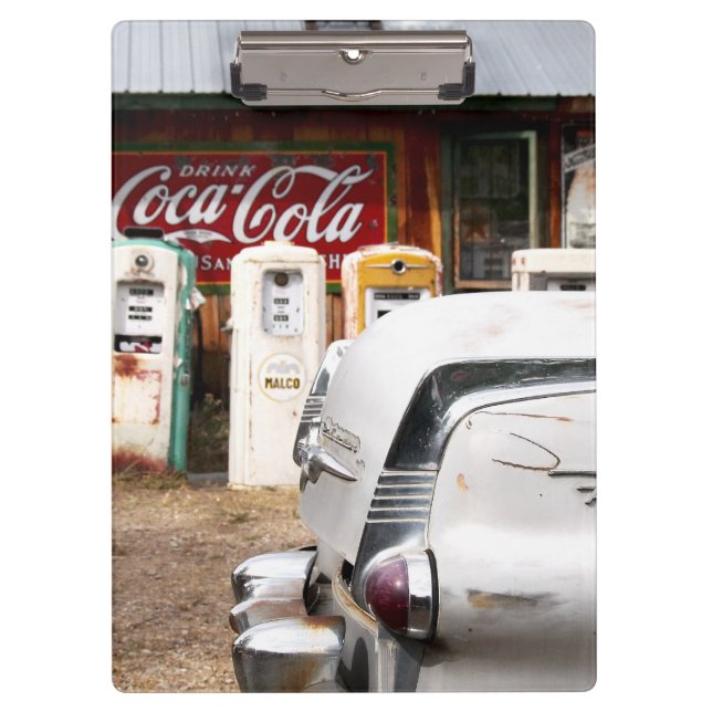 Dixon, New Mexico, United States. Vintage car Clipboard (Front)