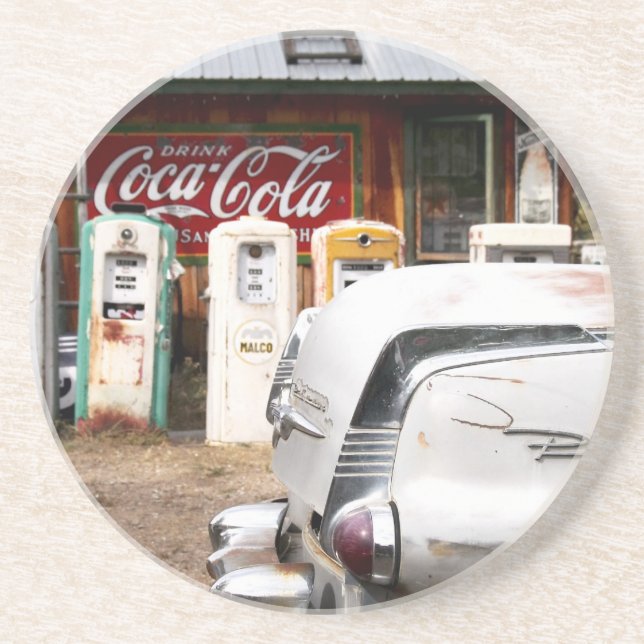 Dixon, New Mexico, United States. Vintage car Coaster (Front)