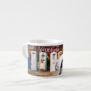 Dixon, New Mexico, United States. Vintage car Espresso Cup