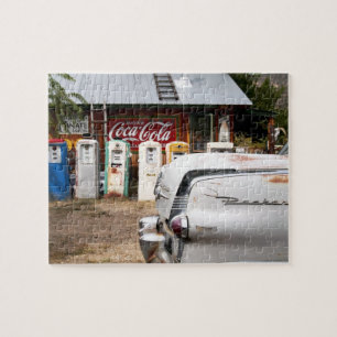 Dixon, New Mexico, United States. Vintage car Jigsaw Puzzle
