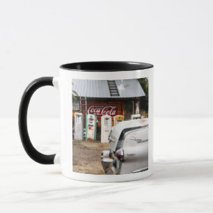 Dixon, New Mexico, United States. Vintage car Mug