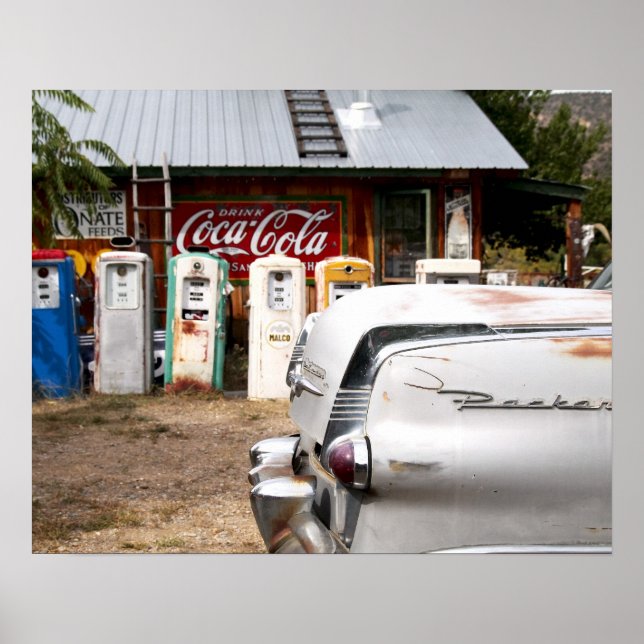 Dixon, New Mexico, United States. Vintage car Poster (Front)