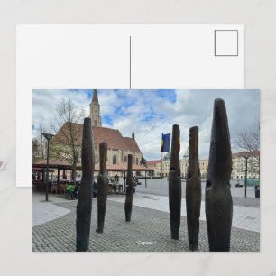 DIY 1 Photograph with Caption on Editable Postcard