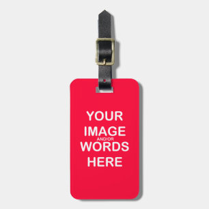 DIY ~ 2 Sides Luggage Tag Acrylic 2x3.5 Waterproof