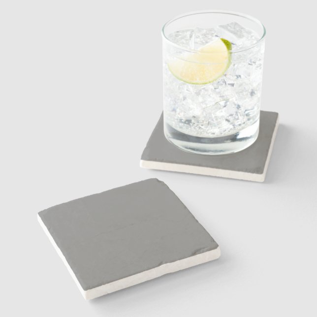 DIY Add Image Text Or Logo To Design Real Marble Stone Coaster (Side)