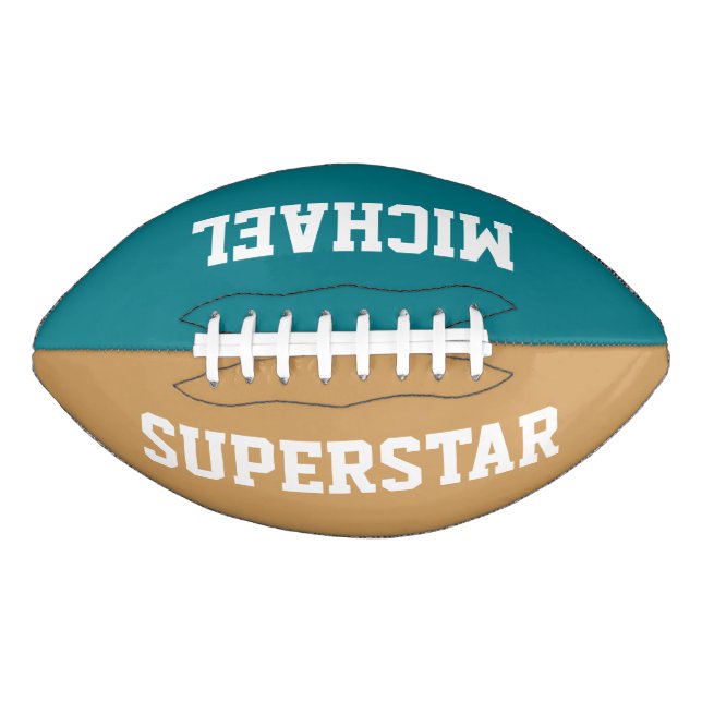 DIY - Add your only Words & Background Colours Football (Front)