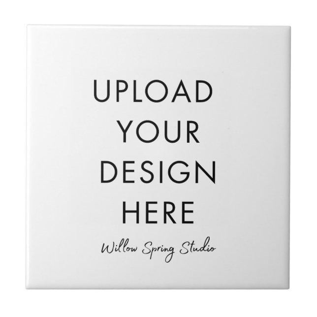 DIY add your own design  Tile (Front)