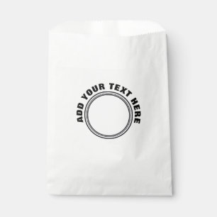 DIY - Add your own sign, photo and text Favour Bags