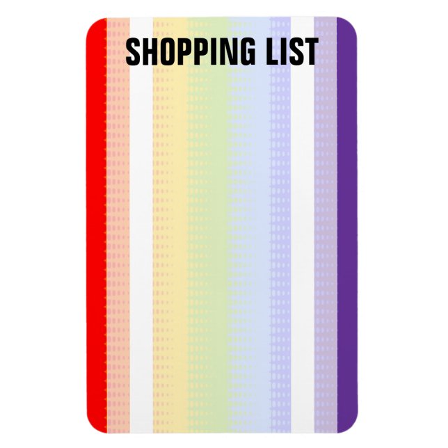DIY - Add your text with non permanent pen Magnet (Vertical)