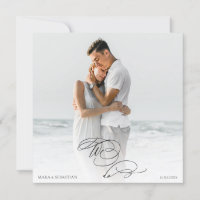 *~* DIY AR6 Couple PHOTO RSVP QR Wedding