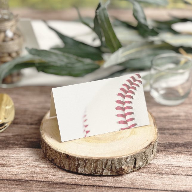 DIY Baseball Theme Wedding Place Card (DIY Baseball Theme Wedding Place Card)