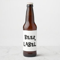 DIY Beer Label