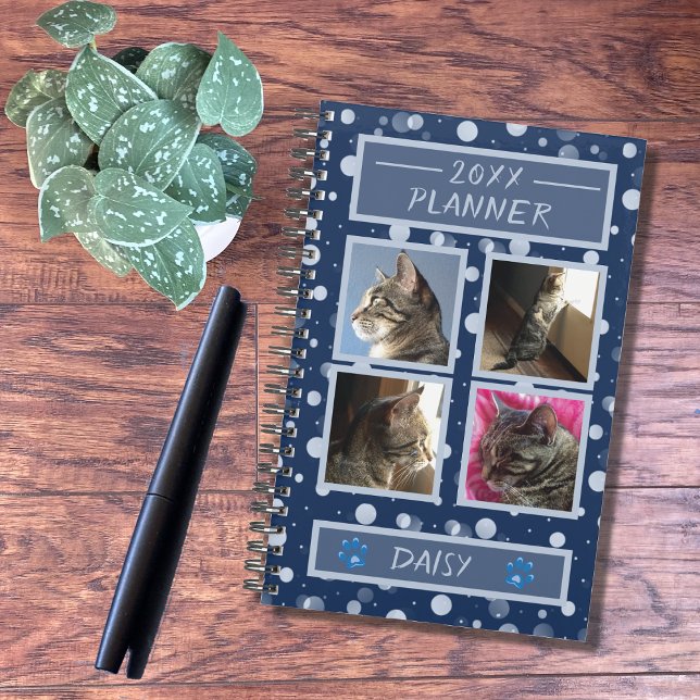 DIY Cat Photo Collage Personalised Planner (Creator Uploaded)