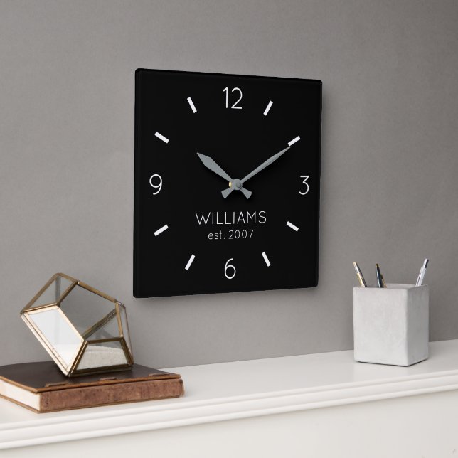 DIY Clock | Custom Colour, Name, Text (Office)