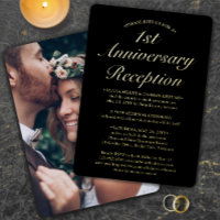 DIY Color ANY Wedding Anniversary Reception Photo