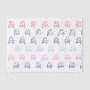 DIY Colours Bee Hive and Bees #2 Heraldic Vintage Tissue Paper