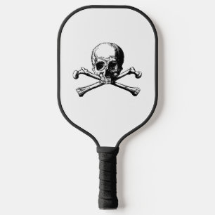 DIY Colours Pirate Skull & Crossbones Pickleball Paddle