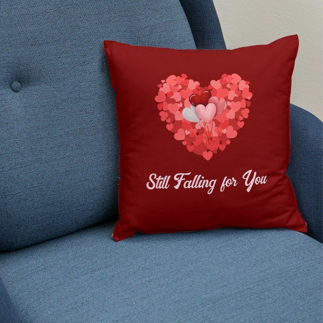DIY Couples Valentine's Day Special Love Quote Red Cushion (Creator Uploaded)