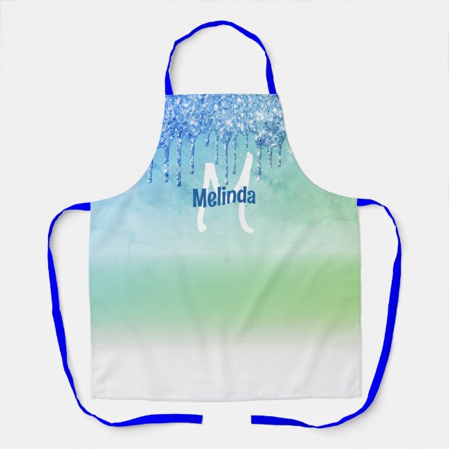 DIY Crafts Clothing Protector Cook Stylist Logo  Apron (Front)
