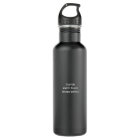 DIY Create Custom Stylish Matte Black Water Bottle