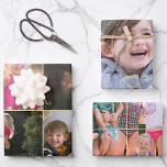DIY Create Custom Wedding Birthday Christmas Photo Wrapping Paper Sheet<br><div class="desc">Create your own custom, personalised, unique, one-of-a-kind, stylish, chic, elegant faux gold script typography, premium quality, photo gift wrap wrapping paper sheet set. Each sheet is customisable. To personalise, simply add your favourite family / couple / kids / baby / pets / wedding photo to each of the three sheets...</div>