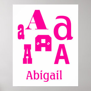 DIY Create Your Own Baby Name Poster
