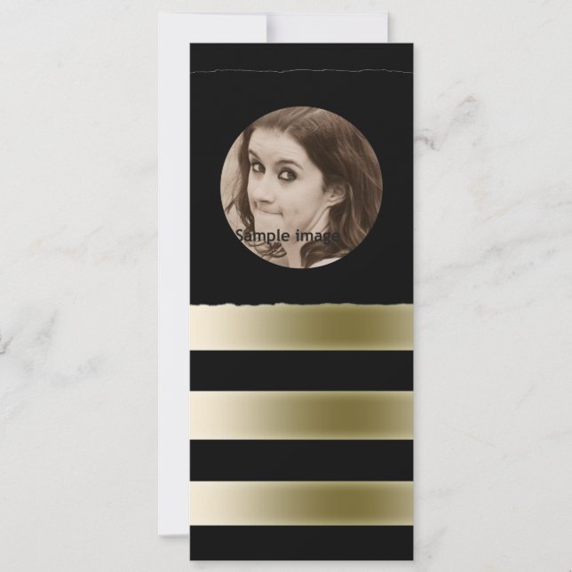 DIY Create Your Own Black Personalised Photo Frame (Front)