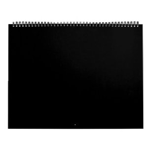 DIY Create Your Own Custom Black Photo Calendar