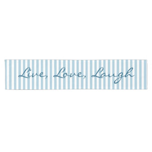 DIY Create Your Own Custom Colour Stripes Quote Short Table Runner