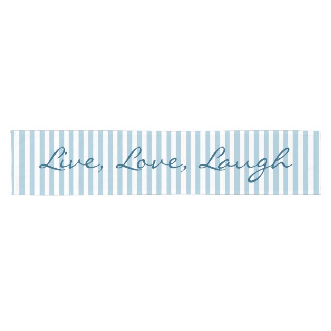 DIY Create Your Own Custom Colour Stripes Quote Short Table Runner (Horizontal)