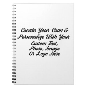 DIY, Create Your Own Custom Personalised Spiral Notebook