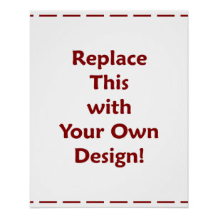 DIY Create Your Own Personalised Custom Poster