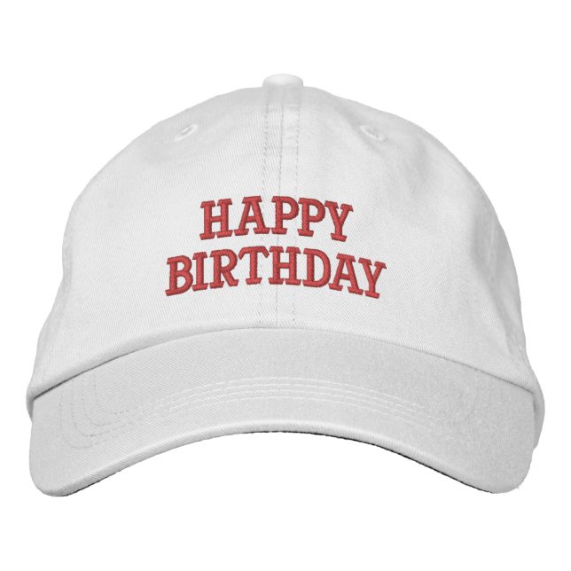 DIY Custom Add Text Embroidered Embroidered Hat (Front)
