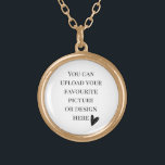 DIY, custom  Gold Plated Necklace<br><div class="desc">You can easily customise this product. You can upload your design in JPG format by clicking on the blue personalise button.</div>