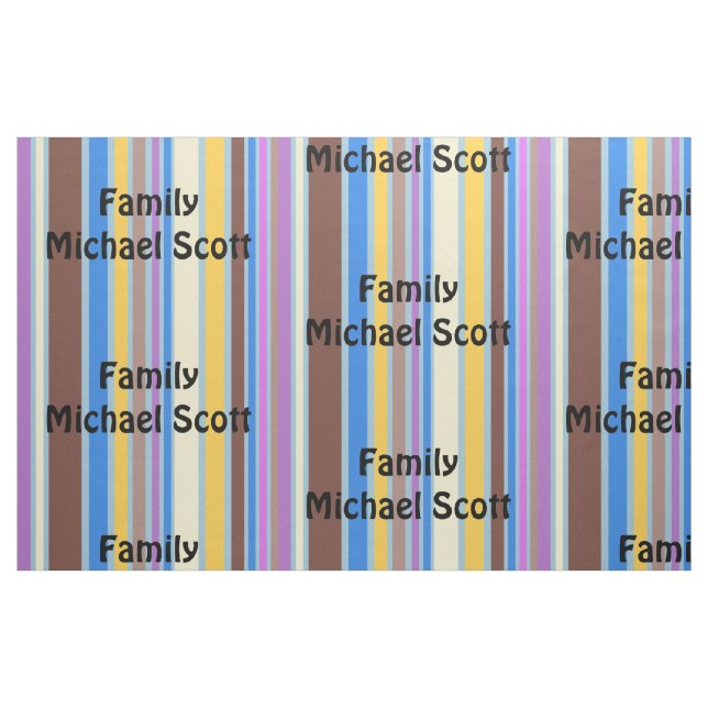 DIY - Customise your text, image, colours & ideas Fabric (Fat Quarter)