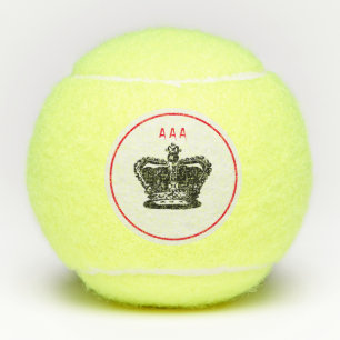 DIY CUSTOMIZABLE Tennis Ball MONOGRAM WITH CROWN