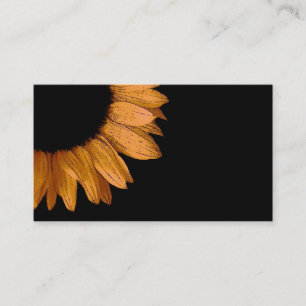 DIY Design Your Own Coloured Sunflower Calling Card