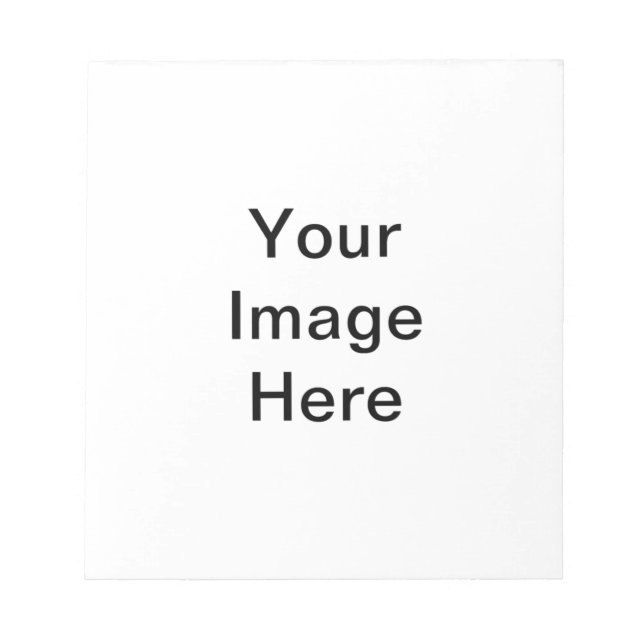 DIY Design Your Own Zazzle Gift Item Notepad (Front)