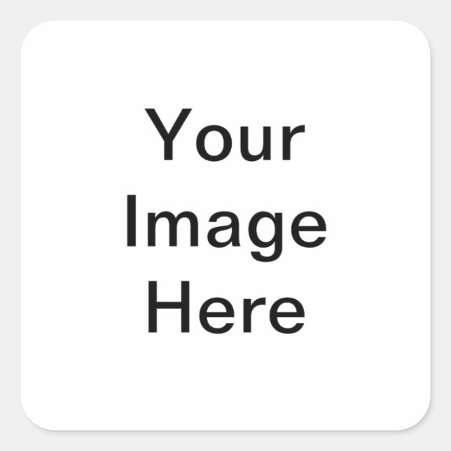 DIY Design Your Own Zazzle Gift Item Square Sticker (Front)
